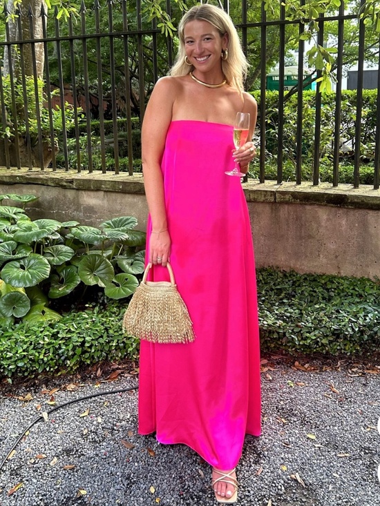 ANTONIO MELANI Dresses & Skirts - NEW Antonio Melani Lucia Shift Strapless Maxi Dress Sz 0